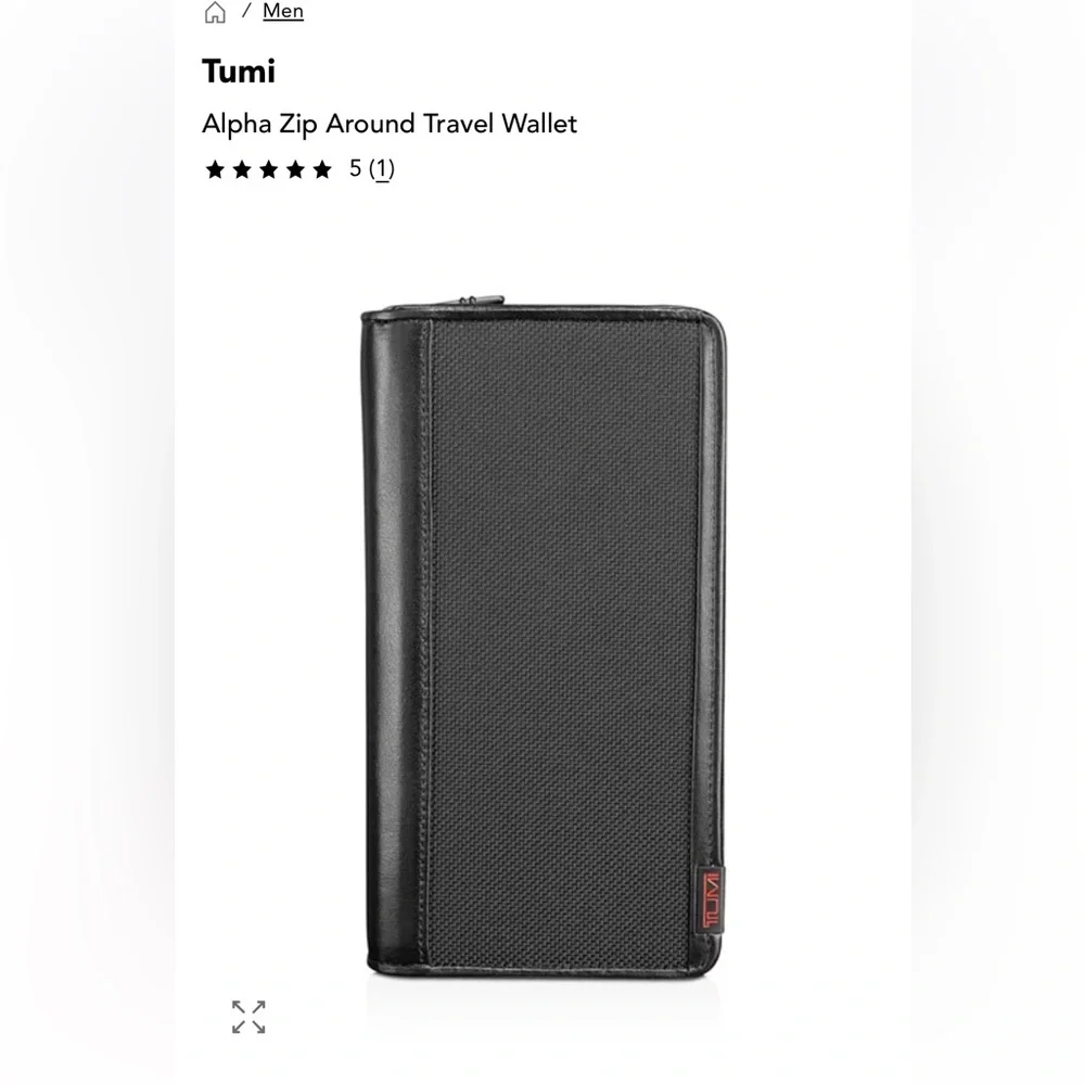 Tumi Alpha ziparound wallet